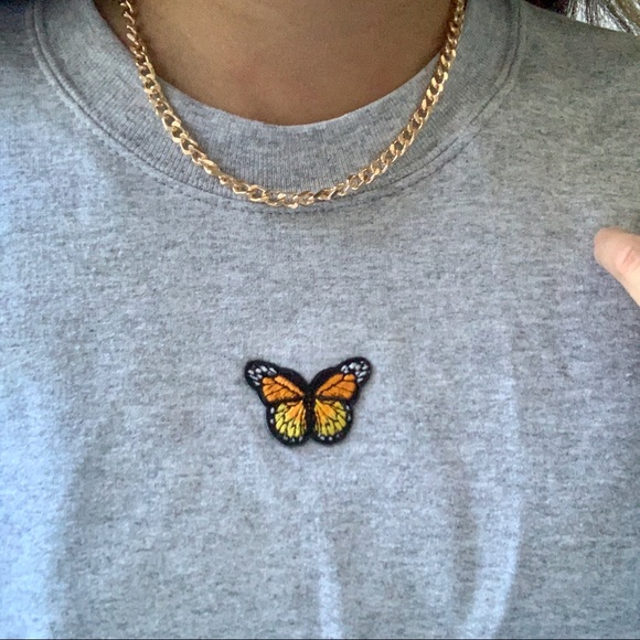 c u s t o m ✨ cozy butterfly crewneck🦋 - Picture 5 of 12